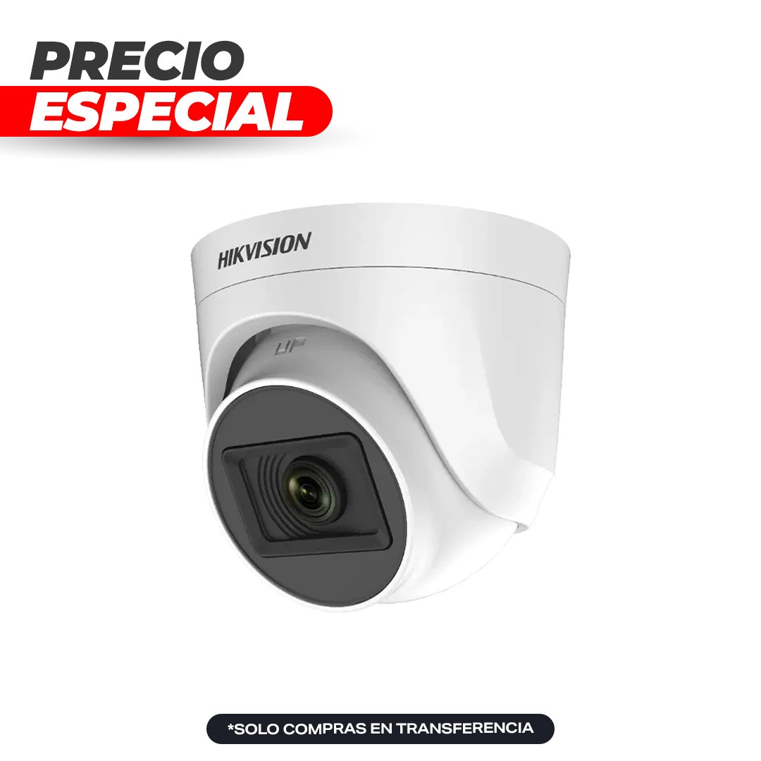 Cámara Domo TVI 5MP IR20M DS-2CE76H0T-ITPF 2.8mm (C) Hikvision