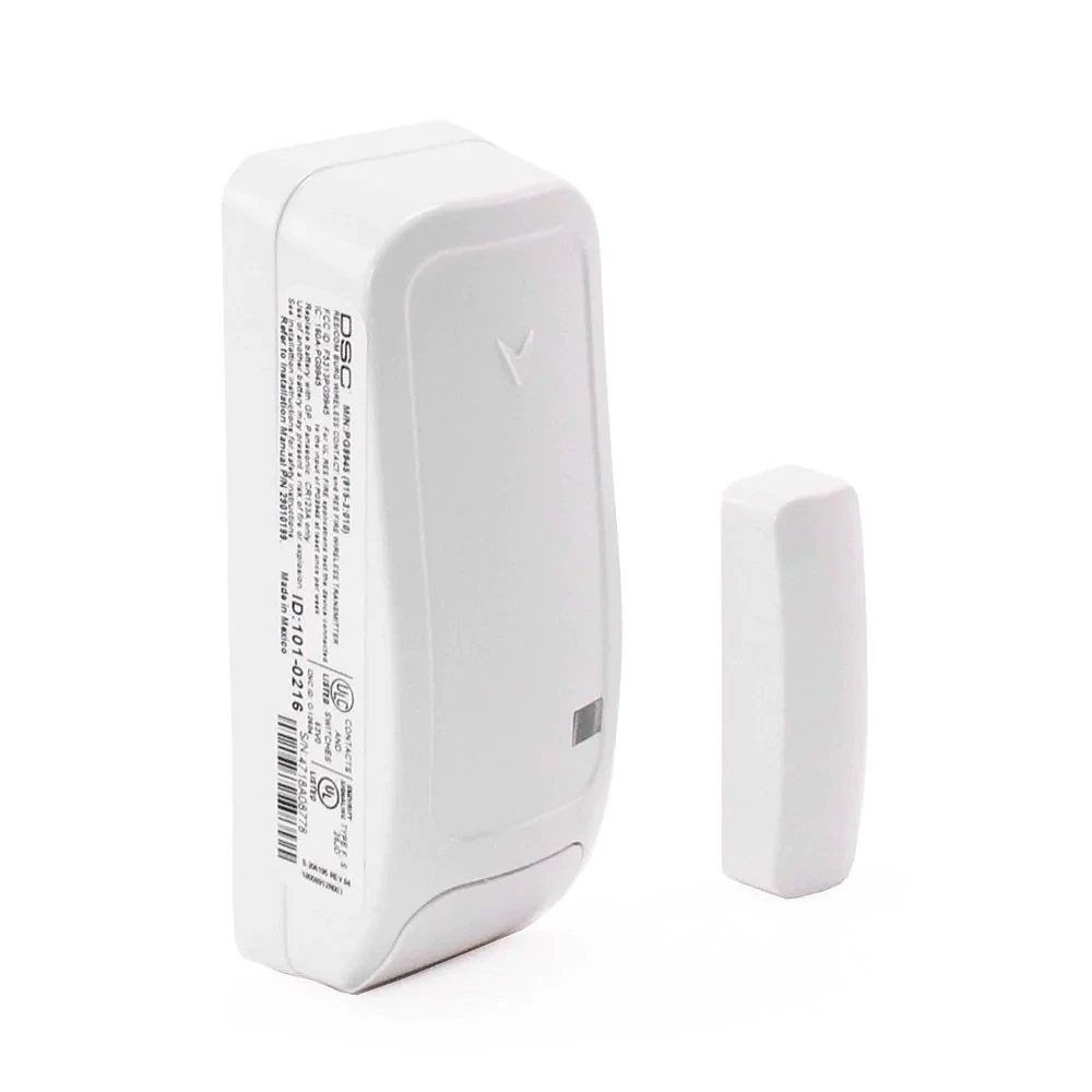 DSC PG9309 Contacto Magnético Inalámbrico de Puerta/Ventana PowerG c/entrada Auxiliar compatible con NE