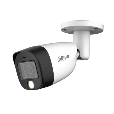 Cámara HDCVI bullet Dahua 5MP lente fijo 2.8mm doble iluminacion 20 DH-HAC-HFW1500CMN-IL-A-0280B-S2.