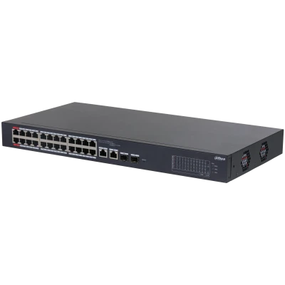 Switch Dahua de escritorio administrado en la nube de 26 puertos con PoE de 24 puertos DH-CS4226-24ET-240