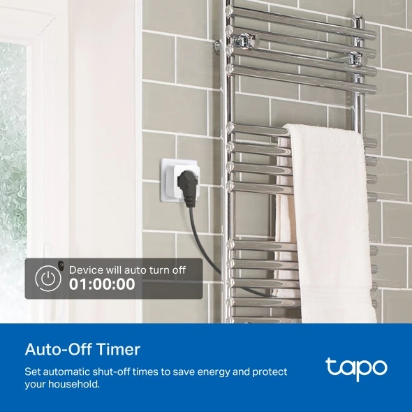 Mini Presa Smart Wi-Fi con seguimiento del consumo | Material Certificado Tapo P125M(1-pack)