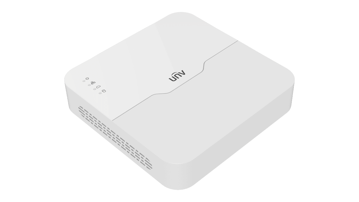 NVR UNV NVR301-08B-LP8-IQ POE 4K 80Mbps 8-ch 1 SATA interface Smart reconocimiento facial 1U